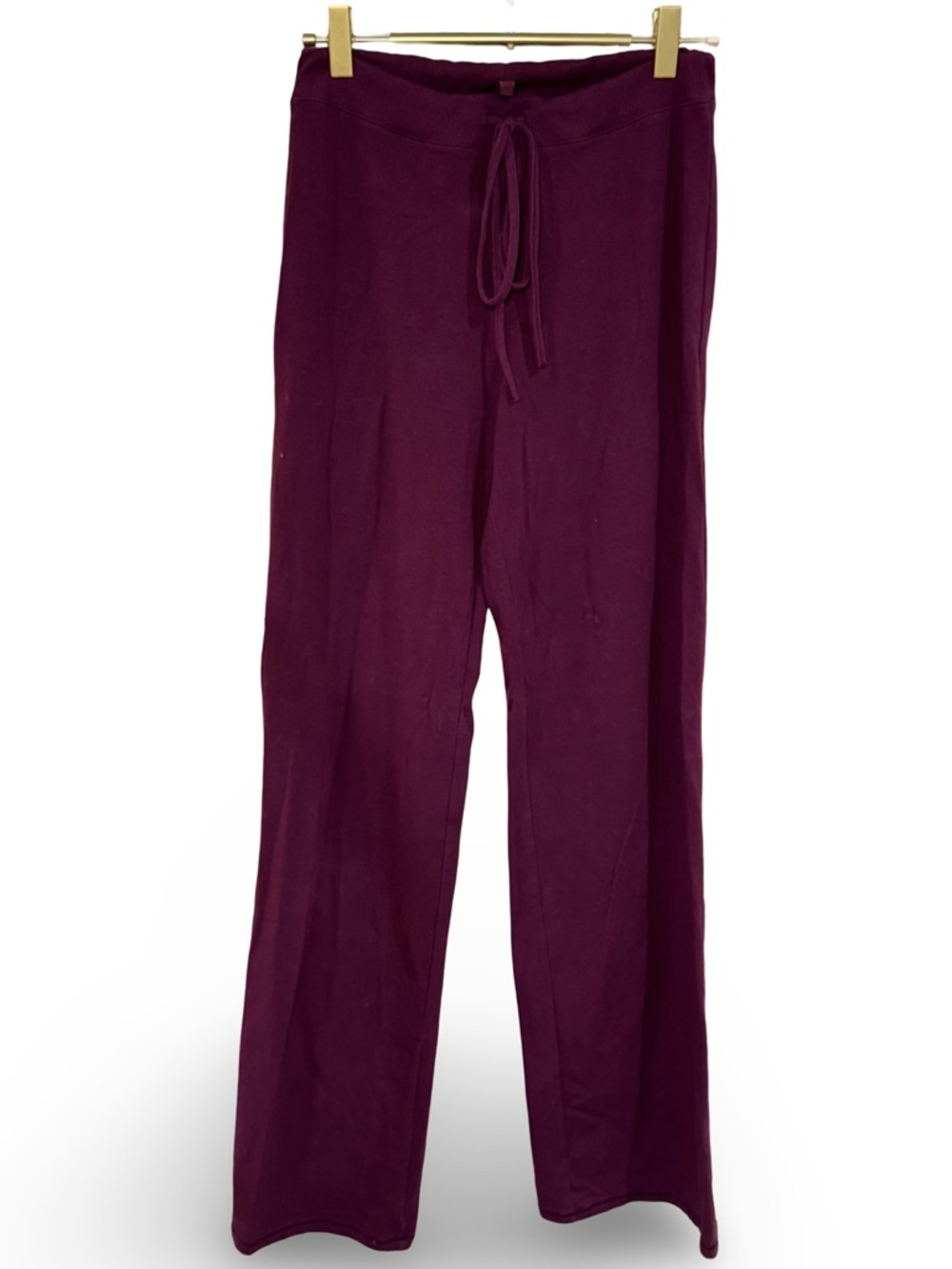 SKIMS cotton jersey straight leg pants with drawstring